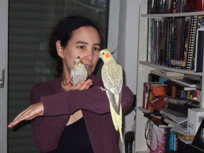 Kim and birds